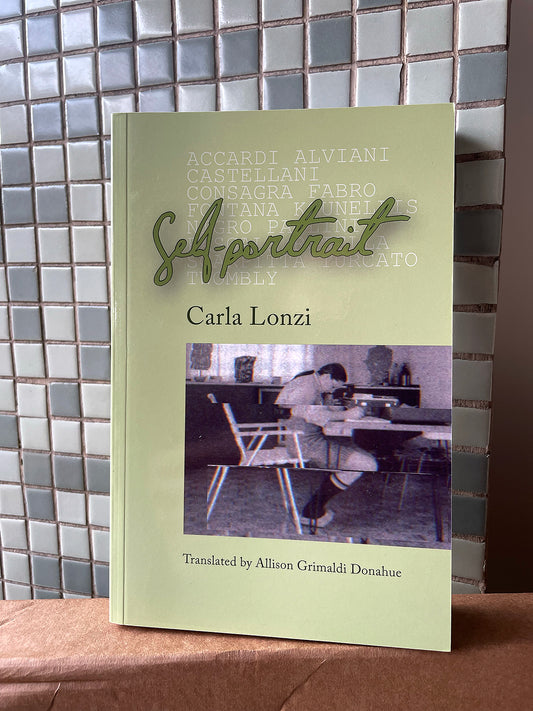 Self-portrait - Carla Lonzi (Divided Books)