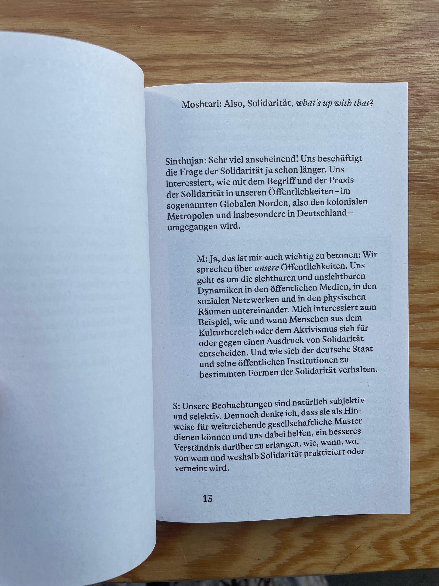 Hierarchien der Soliderität/Hierarchies of Solidarity - Sinthujan Varratharajah and Moshtari Hilal, Wirklichkeit Books