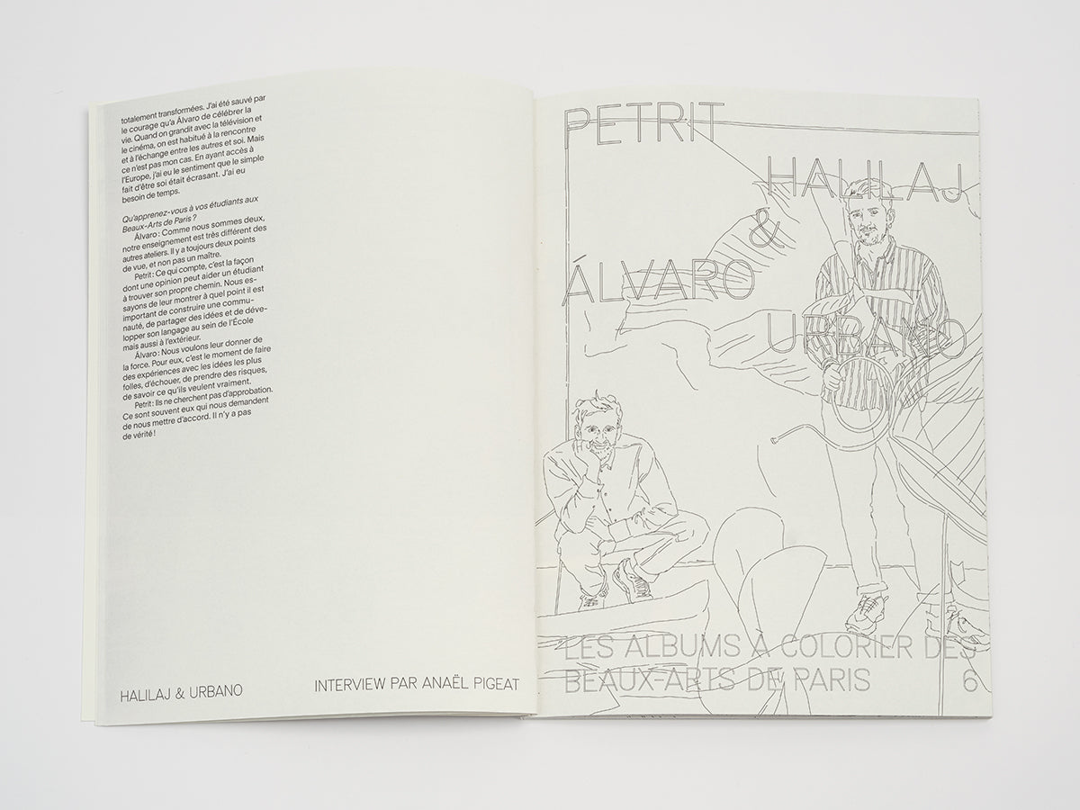 Les albums à colorier des Beaux-Arts de Paris (6) - Petrit Halilaj & Álvaro Urbano (Beaux-Arts de Paris)