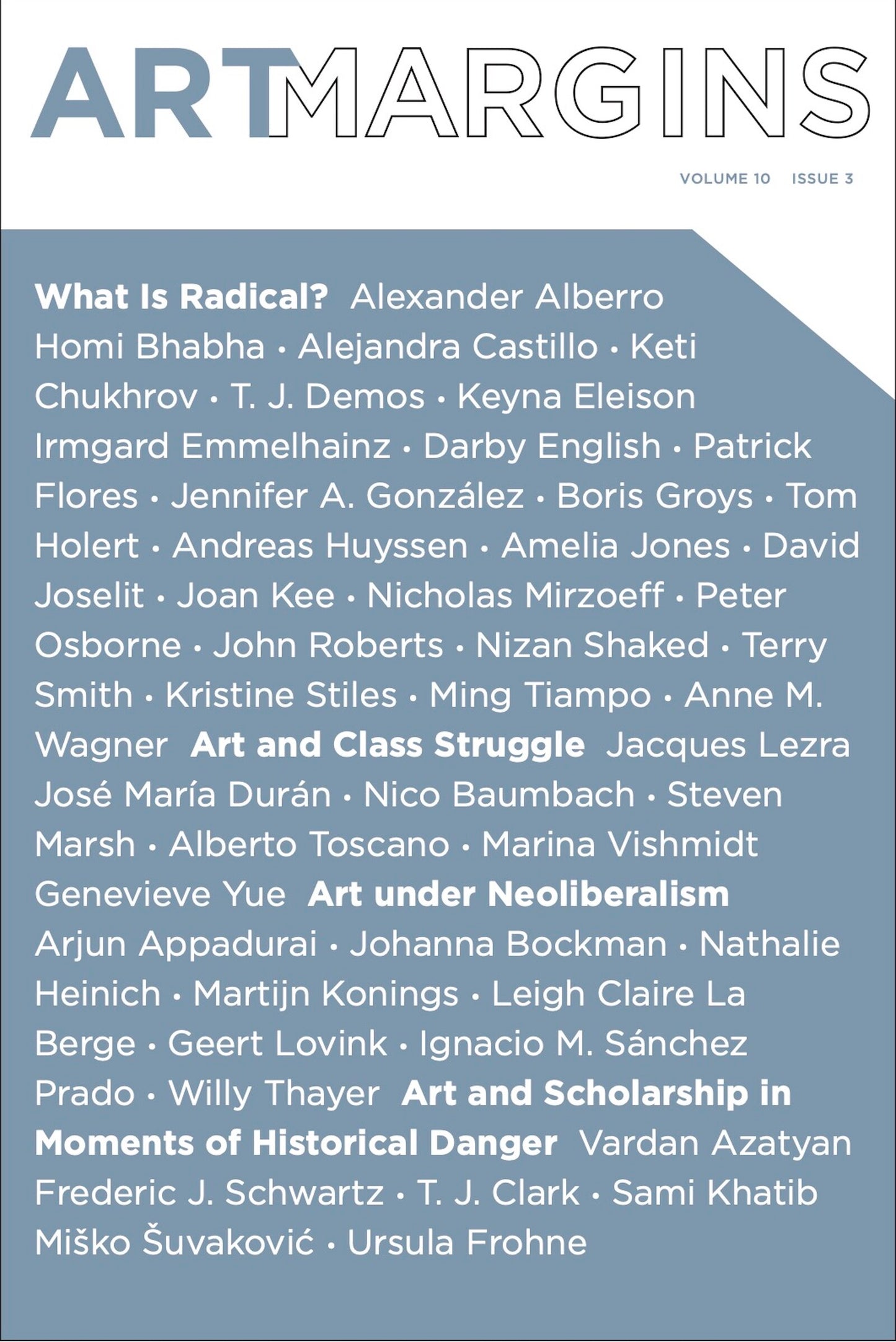 ARTMargins (2021) Volume 10 Issue 3