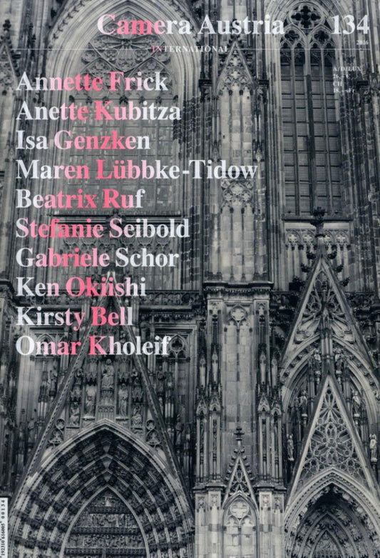 Camera Austria International - edited and published by Reinhard Braun