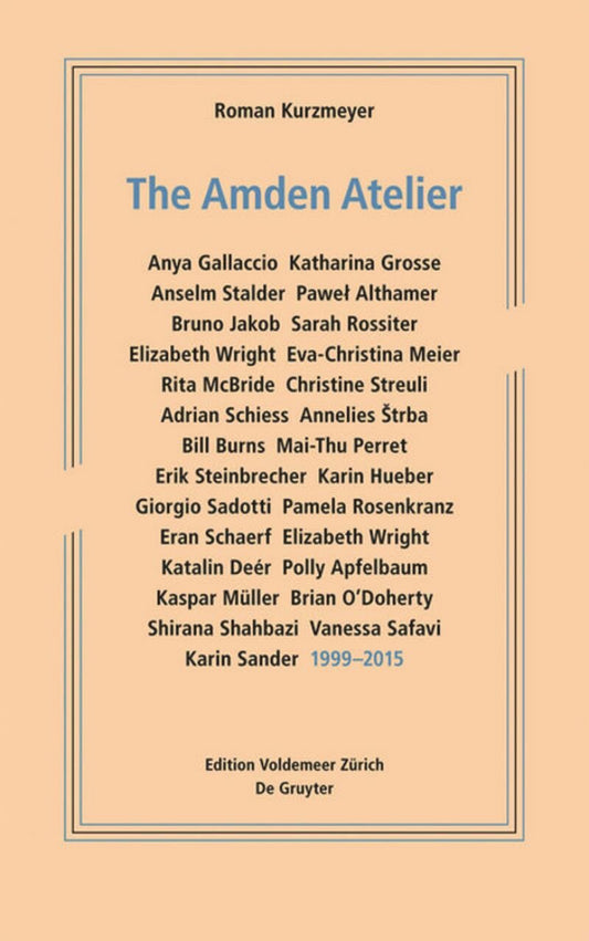 The Amden Atelier - Roman Kurzmeyer (De Gruyter)
