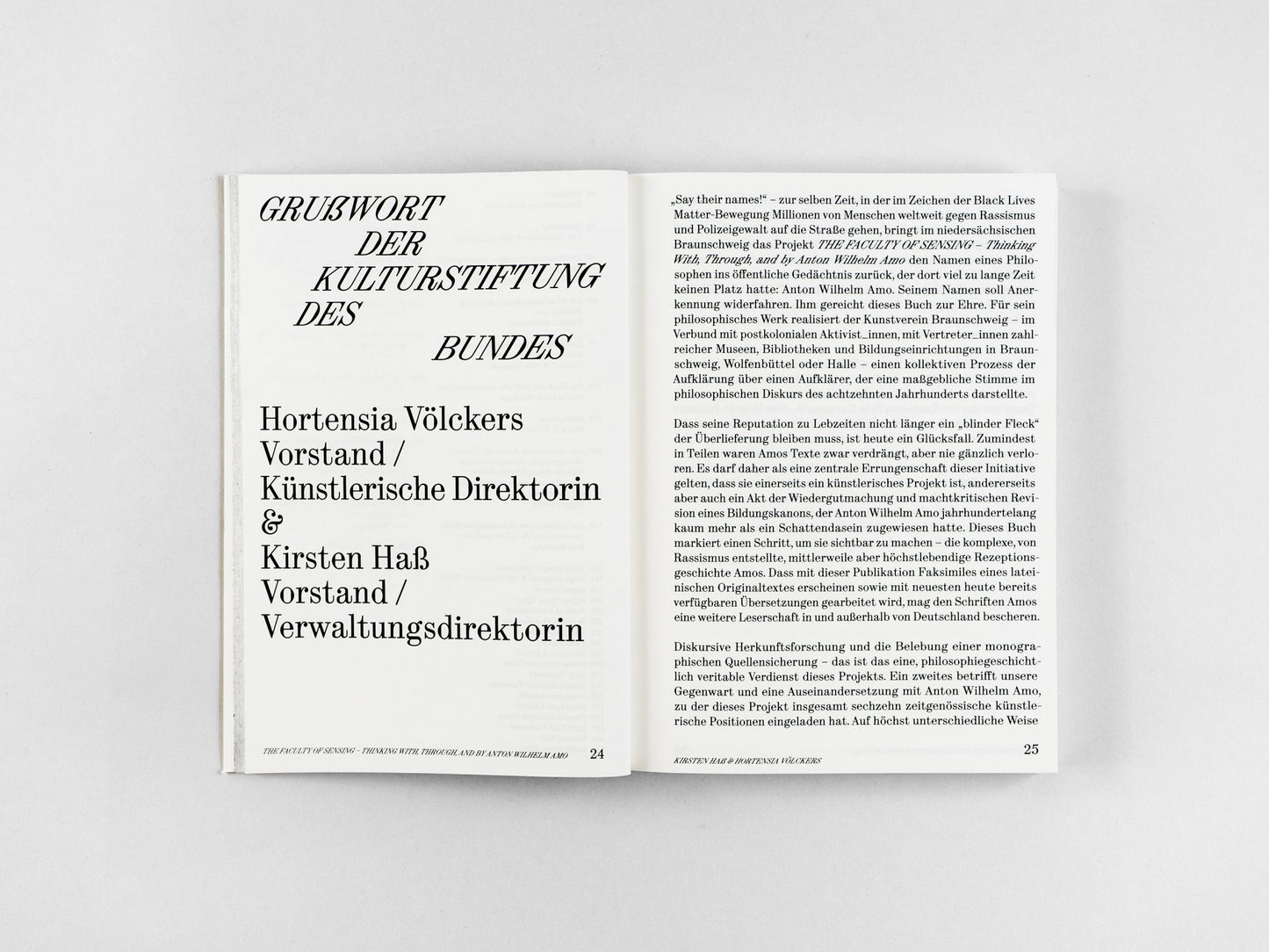 The Faculty of Sensing: Thinking With, Through, and by Anton Wilhelm Amo - Jule Hillgärtner, Nele Kaczmarek, Bonaventure Soh Bejeng Ndikung (Mousse Publishing)