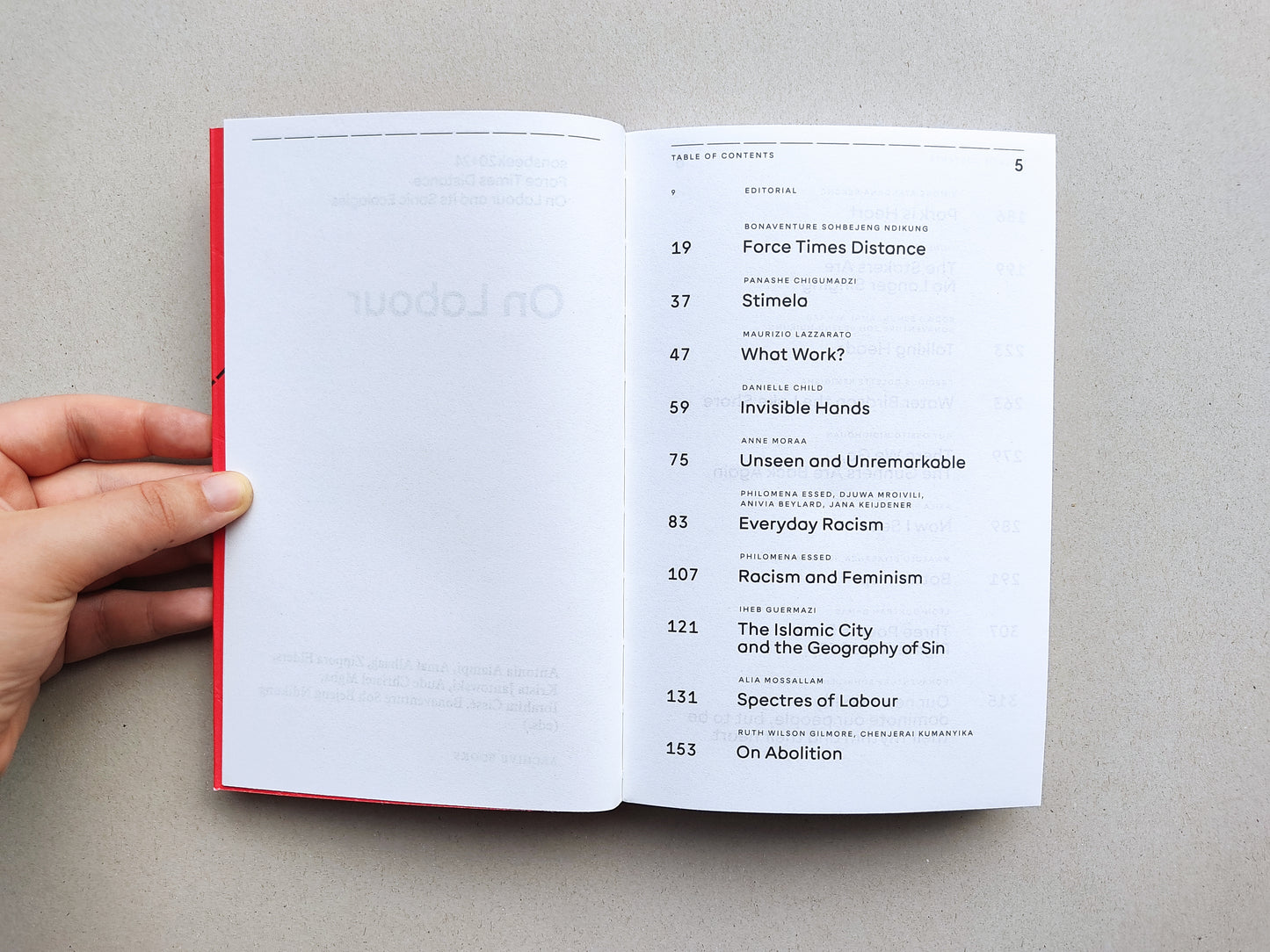 Force Times Distance: On Labour, Reader #1 - Various Artists (Archive Books)