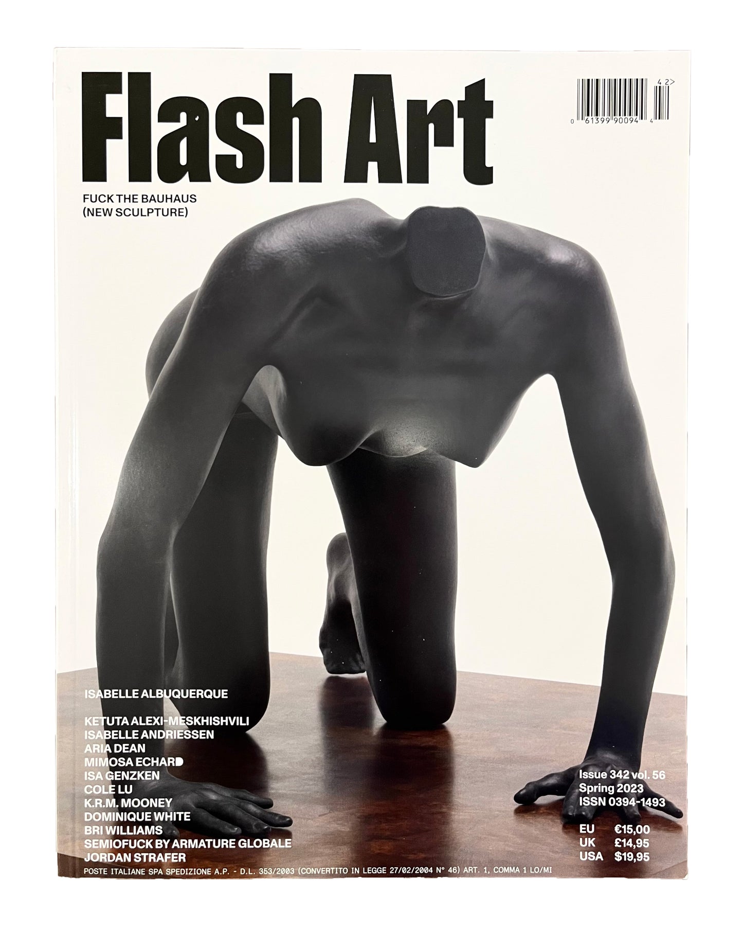 Flash Art: FUCK THE BAUHAUS (New Sculpture), Spring 2023