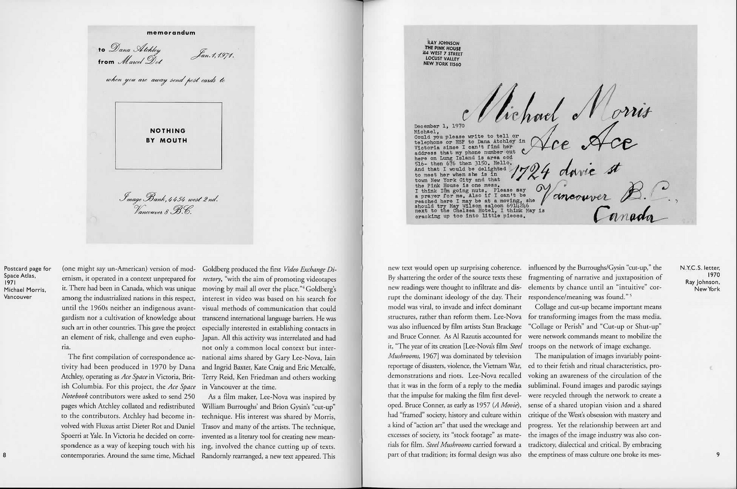 Hand of the spirit. Documents of the Seventies from the Morris/Trasov Archive - Michael Morris, Vincent Trasov