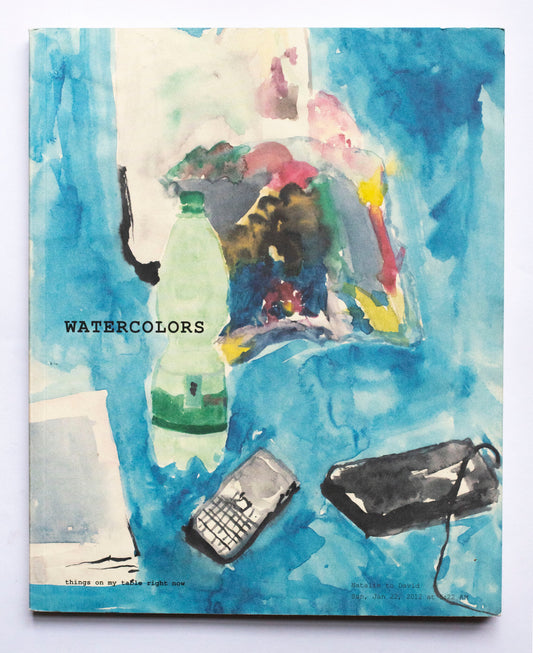 Watercolors (book) - Natalie Häusler, David Horvitz (Motto Books)