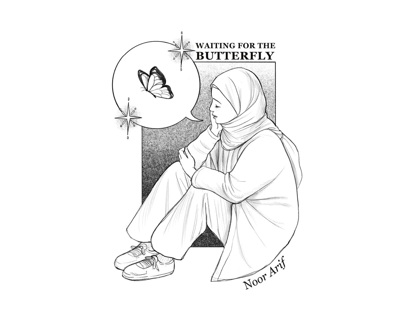 Waiting for the Butterfly, Noor Arif / Zines from Gaza, Coastal Lines press