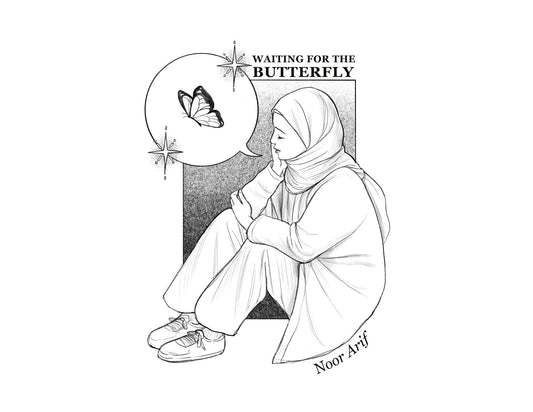 Waiting for the Butterfly, Noor Arif / Zines from Gaza, Coastal Lines press