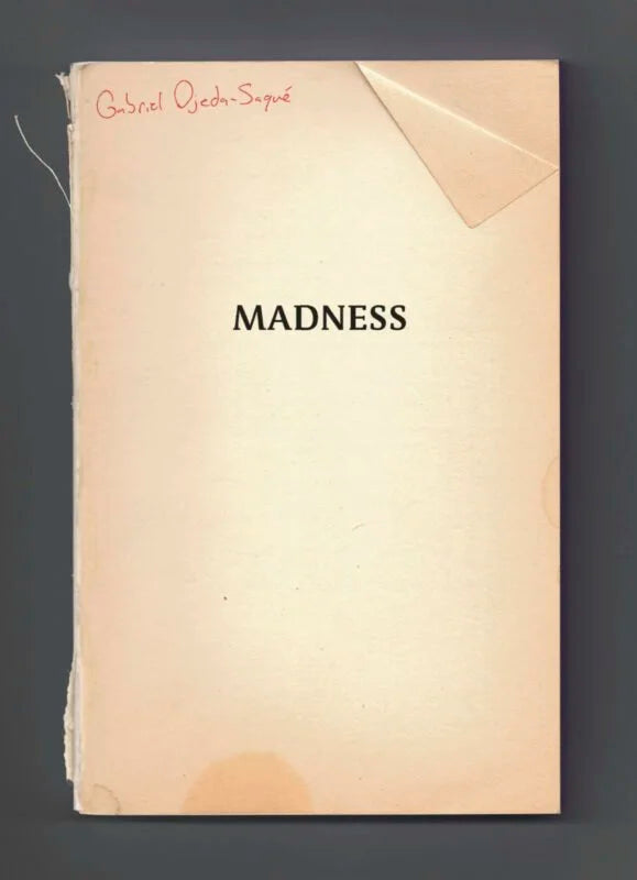 Madness - Gabriel Ojeda Sague (Nightboat Books)