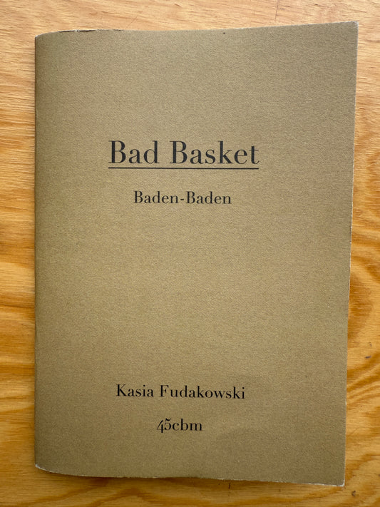 Bad Basket: Baden-Baden - Kasia Fudakowski (Landesbank Baden-Würtemburg)