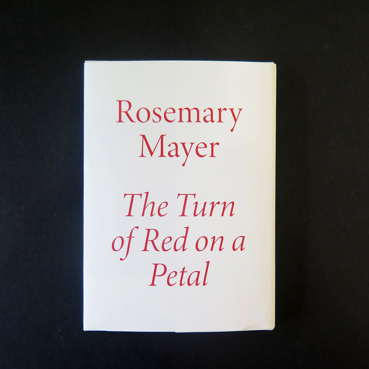The Turn of Red on a Petal, Rosemary Mayer, ChertLüdde editions