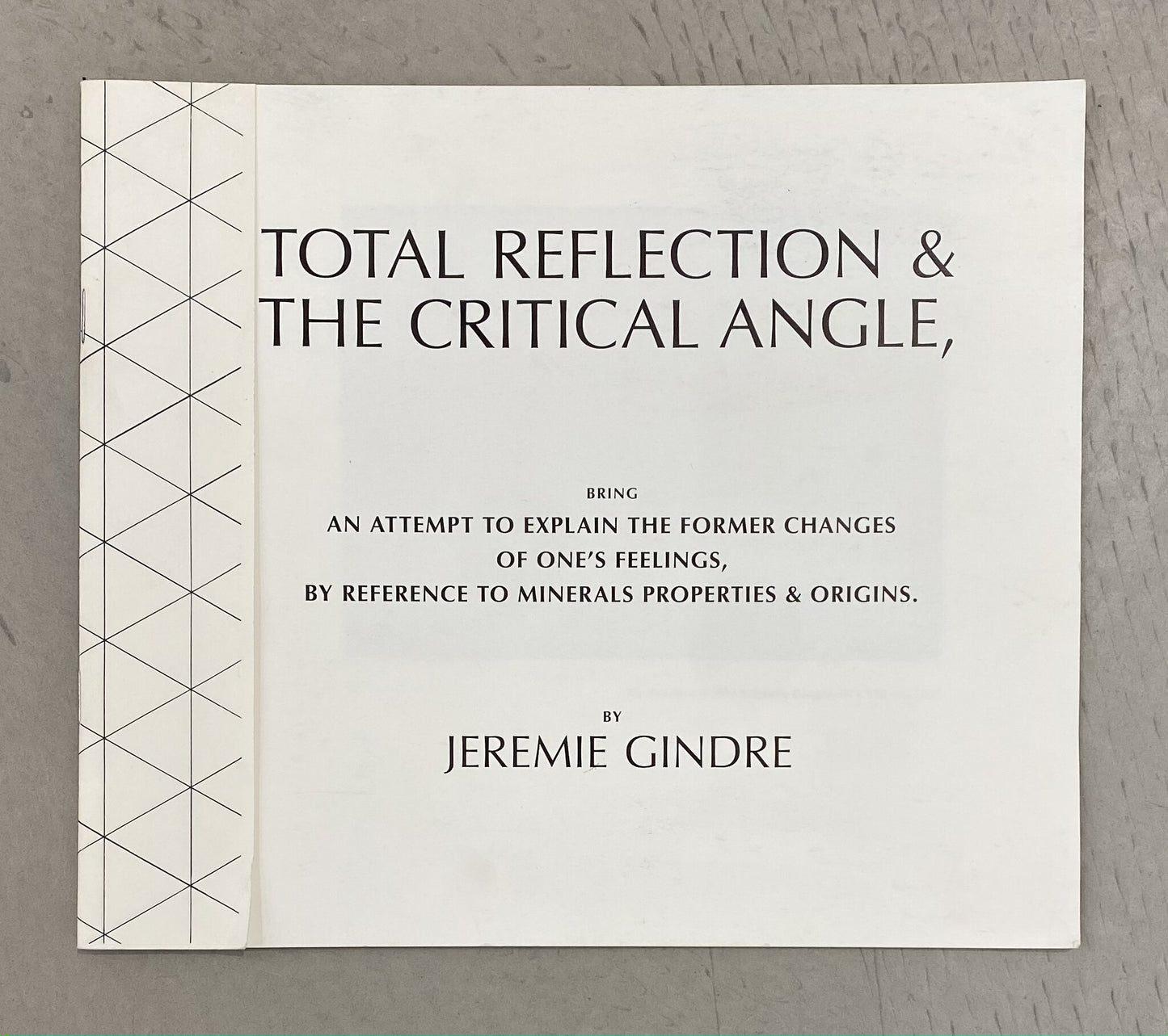 Total Reflection and the Critical Angle - Jérémie Gindre