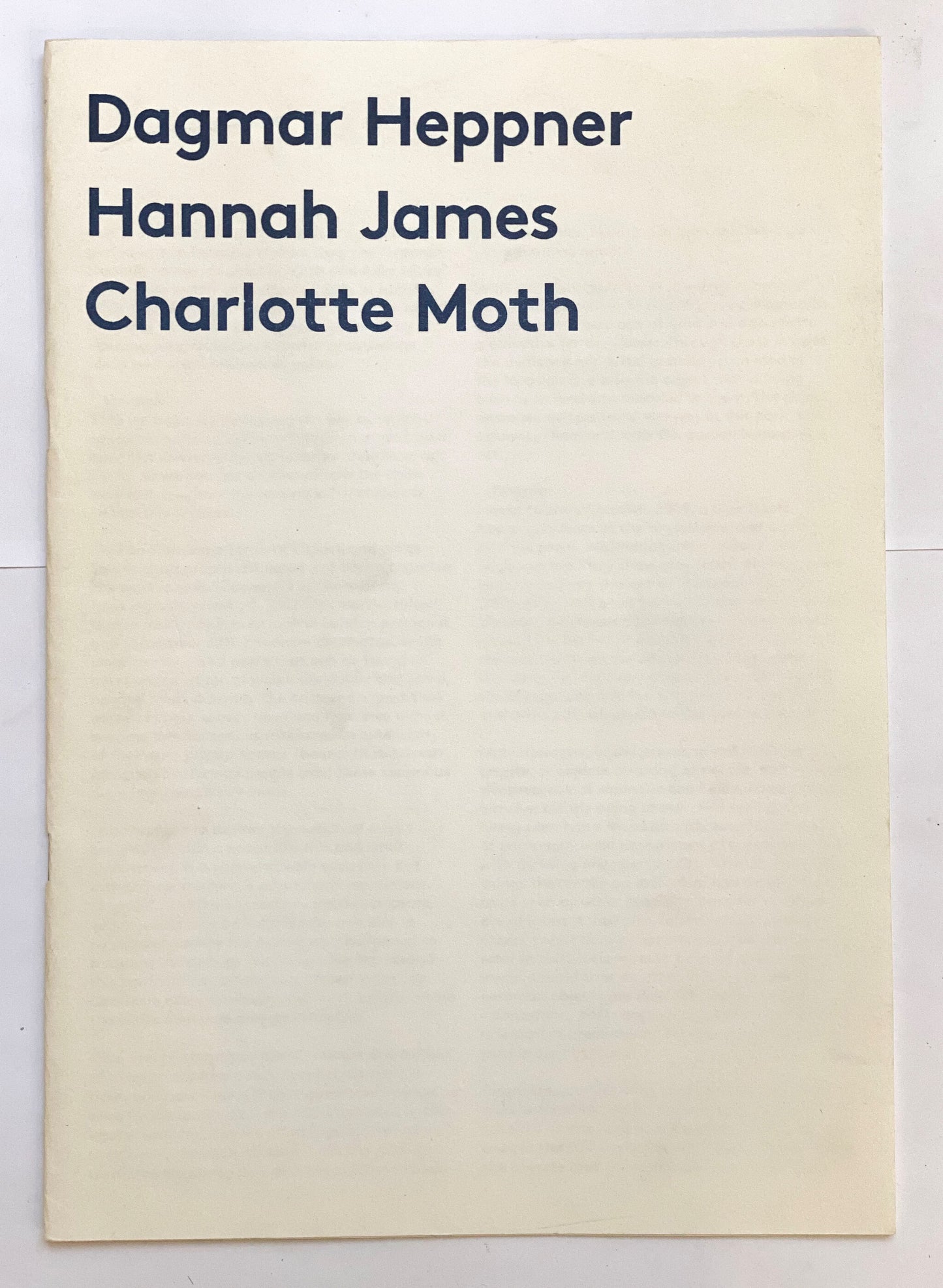 family zine 3/5 - Dagmar Heppner, Hannah James, Charlotte Moth